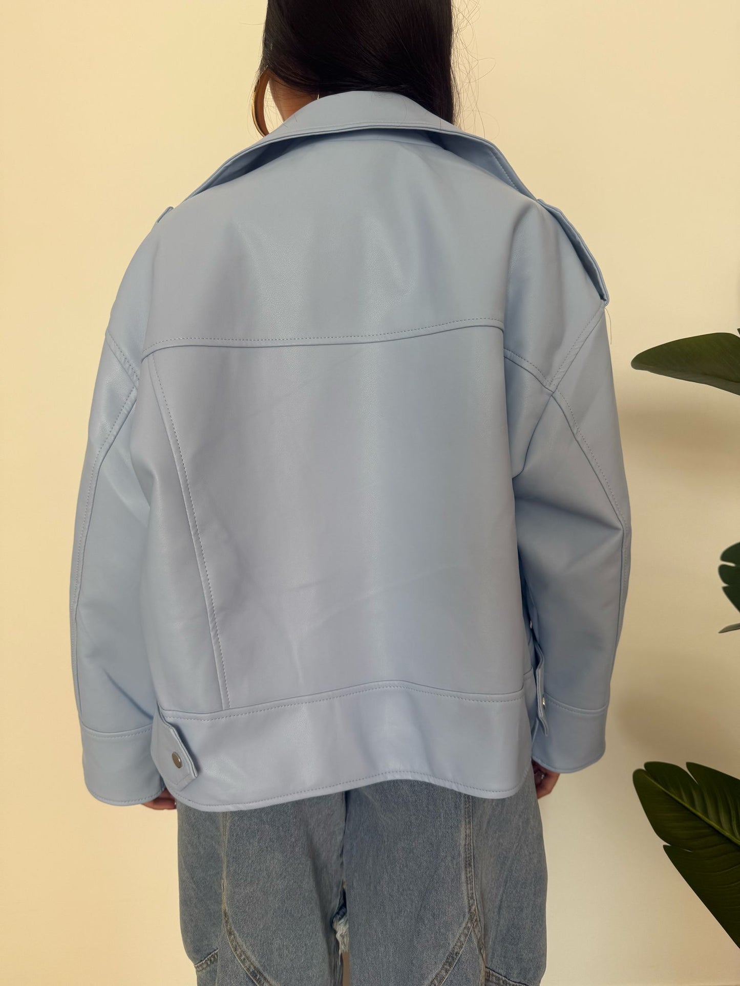 Giubbotto Oversize in Ecopelle