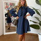Abitino Jeans con fiocco
