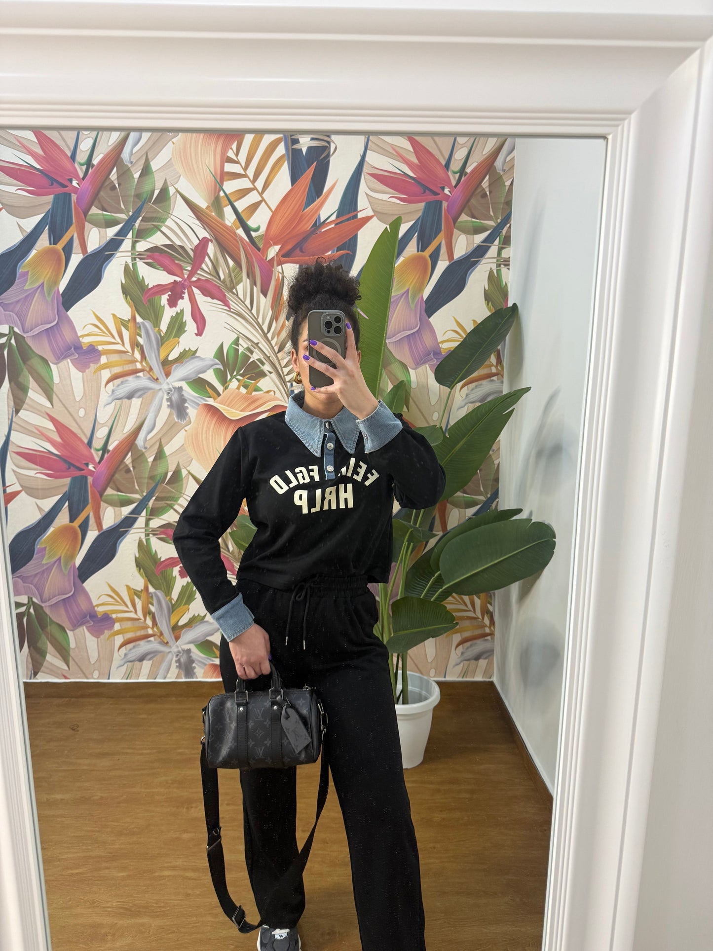 Tuta profili in denim