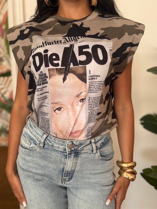 T-shirt Die A 50 mimetica