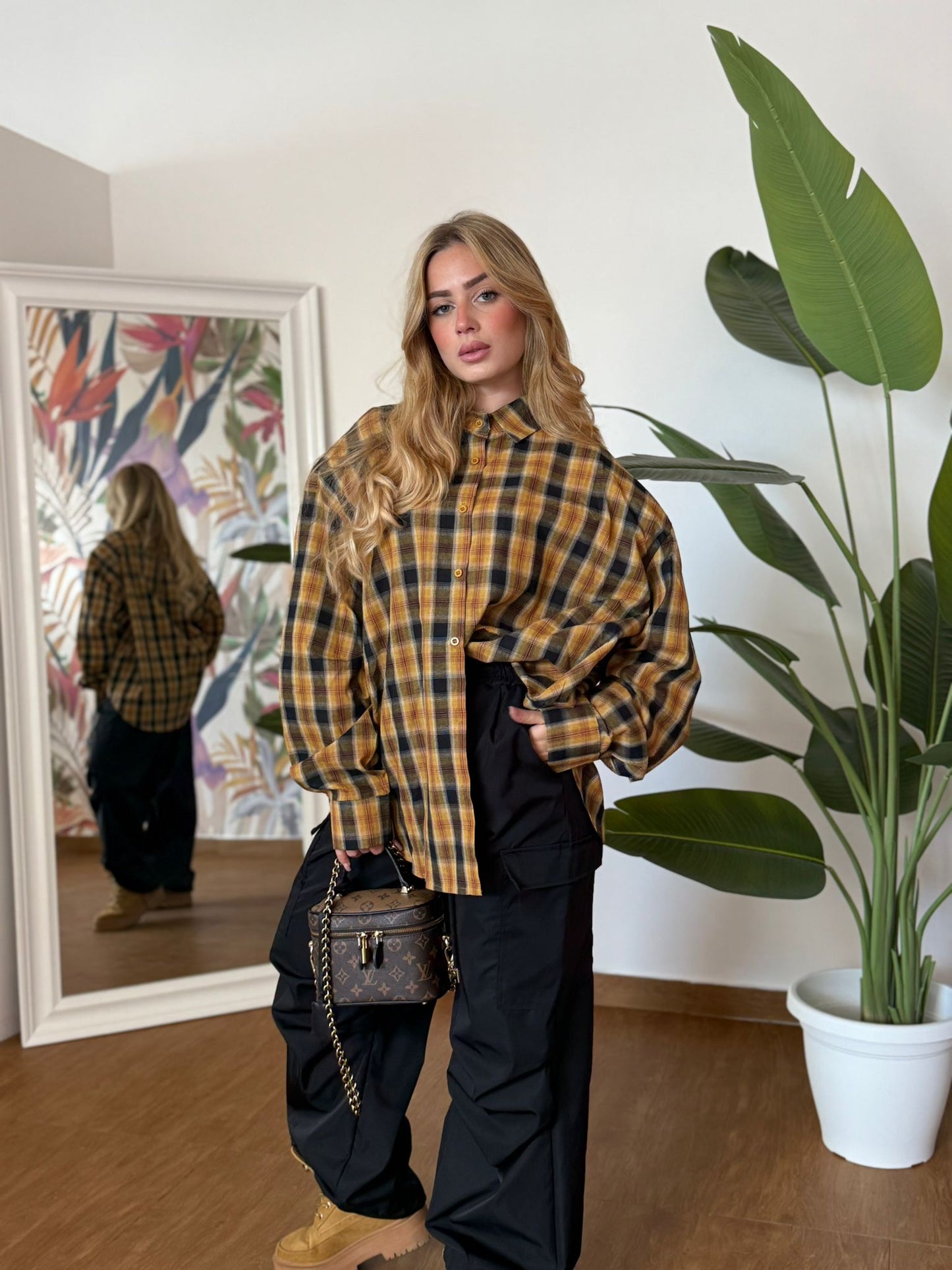 Camicia country oversize