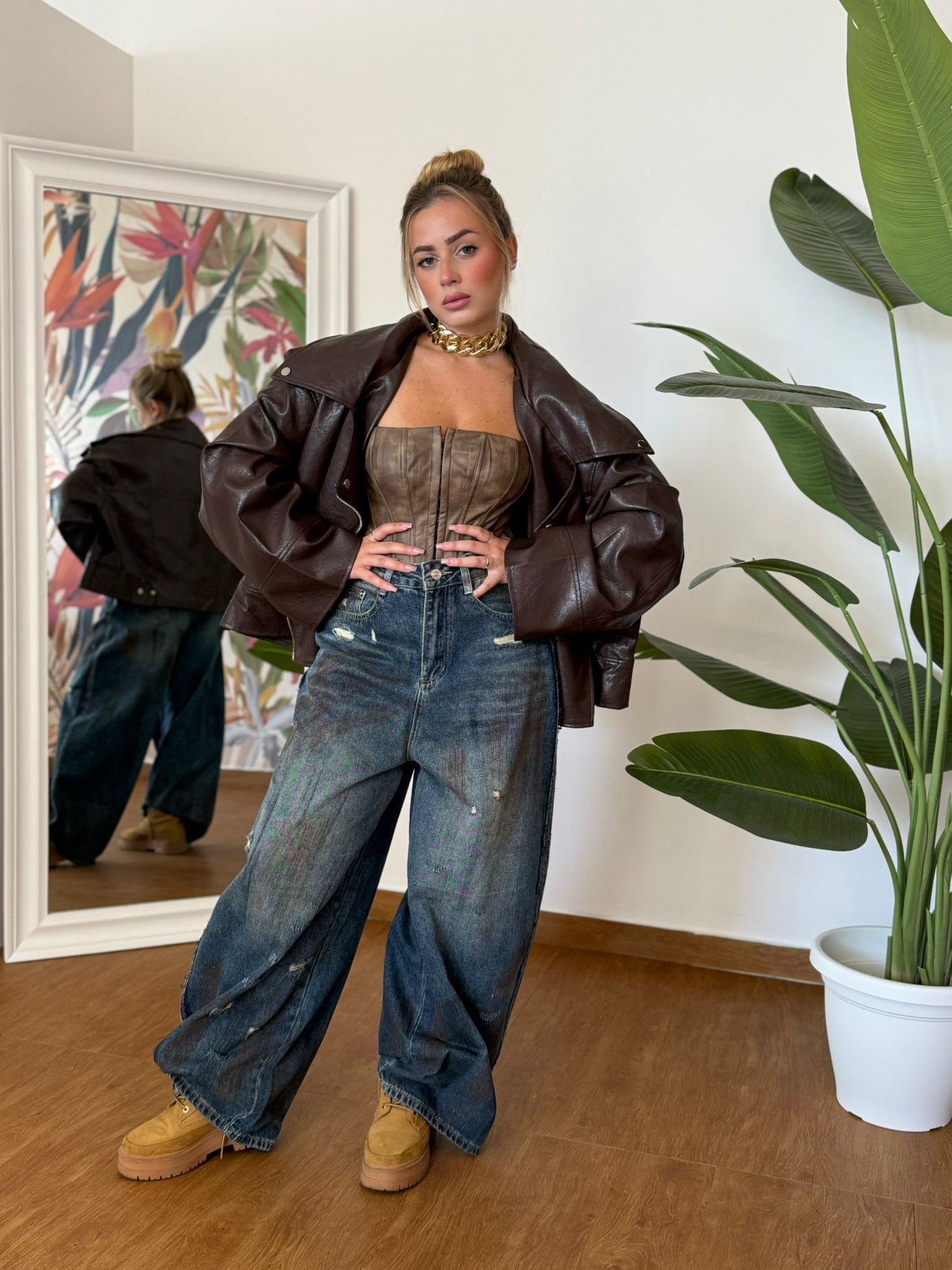 Giubbotto Calliope chocolate