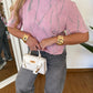 T-shirt Lumina rose