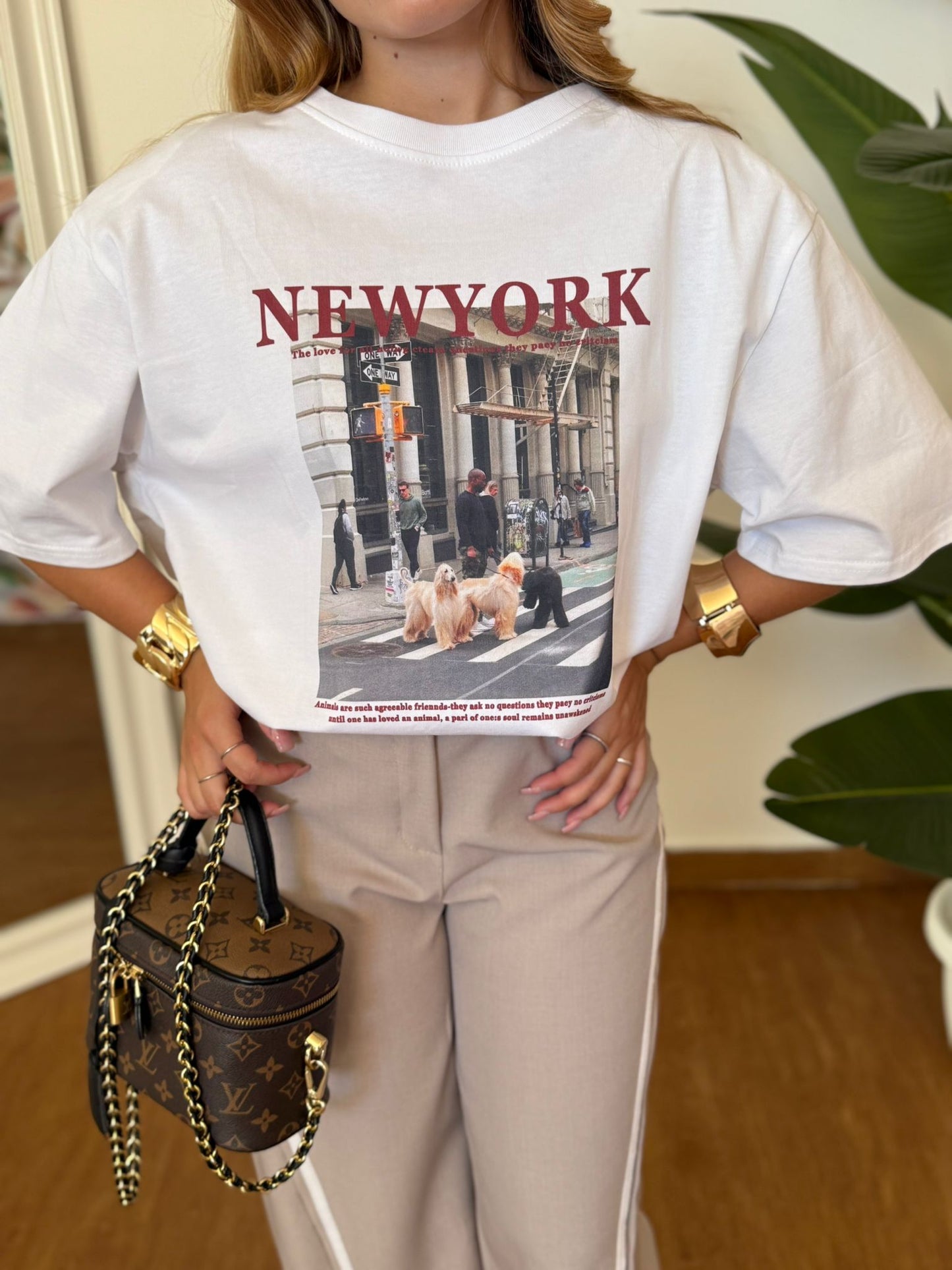 Maxi shirt over newyork