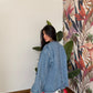 Camicia Oversize Denim Twist